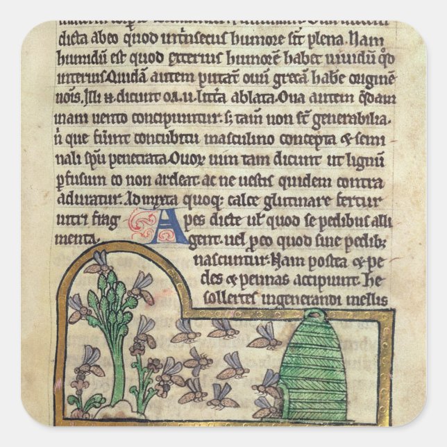 Roy Page of text with illustration of Square Sticker (Front)