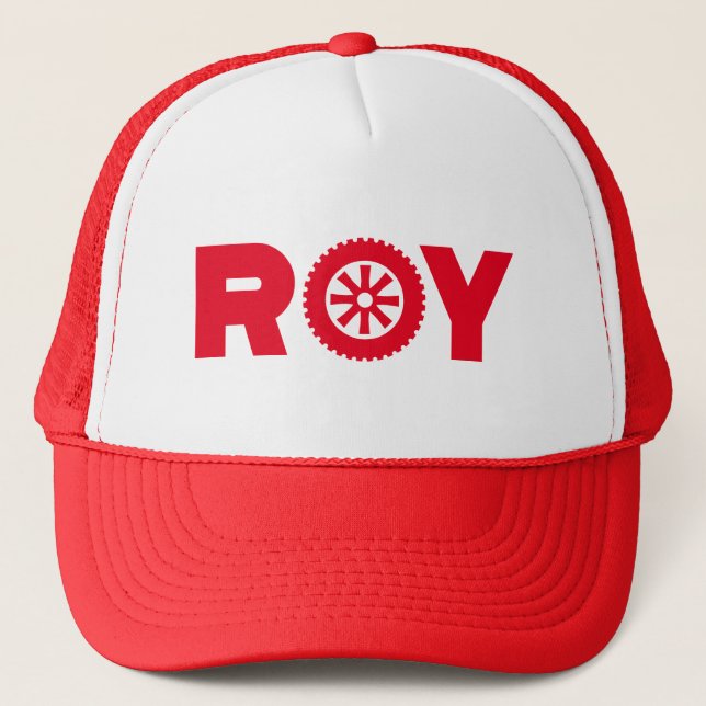 Roy Petrol Head Trucker Hat (Front)