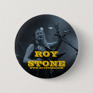 ROY STONE LIVE BLACK & WHITE BADGE PINBACK BUTTON