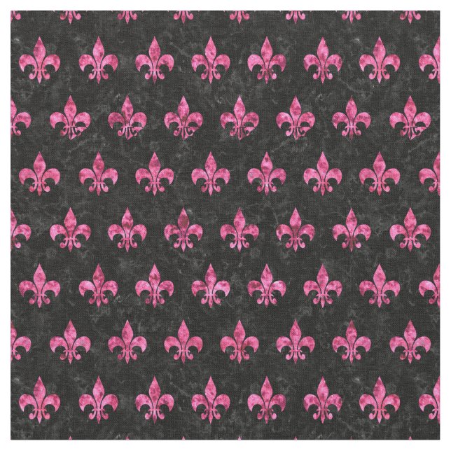 ROYAL1 BLACK MARBLE & PINK MARBLE (R) FABRIC (Close Up)