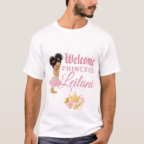Royal African Princess PinkGold  T_Shirt
