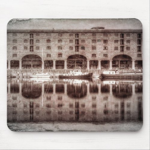 Royal Albert Dock Liverpool Vintage Mouse Pad