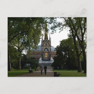 Royal Albert Hall and Prince Albert Memorial Postcard