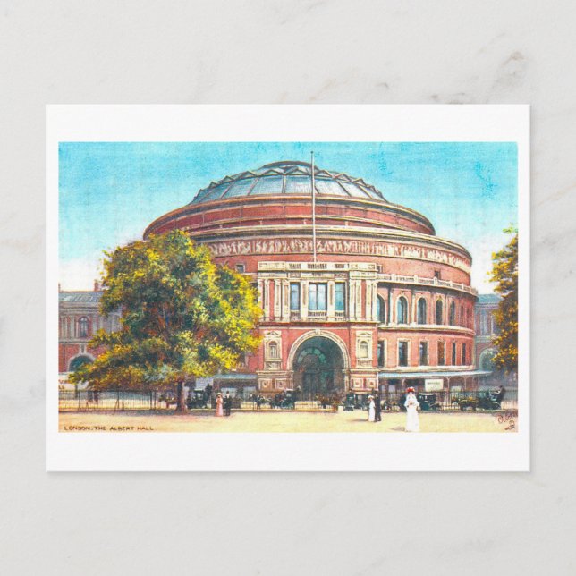 Royal Albert Hall London Vintage Postcard (Front)