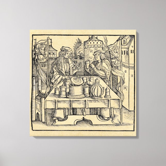 Royal Alchemist Laboratory Canvas Print (Front)