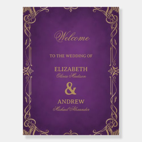Royal Amethyst Elegance Celtic Foam Board
