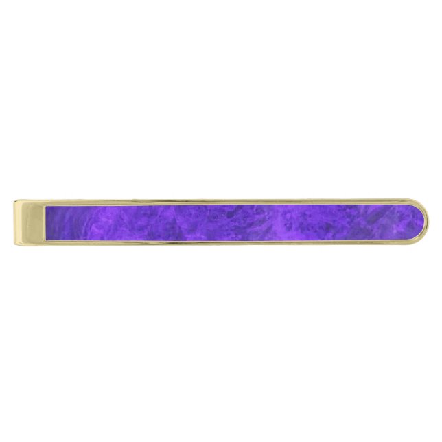 Royal Amethyst Purple Tie Bar (Front)