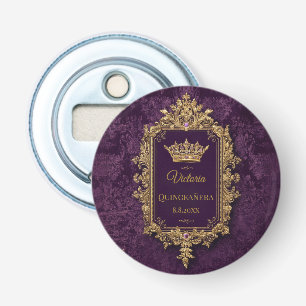 Royal Amethyst Quinceañera, custom Bottle Opener