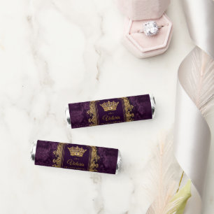 Royal Amethyst Quinceañera, custom Breath Savers® Mints