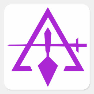 ROYAL AND SELECT MASTERS SQUARE STICKER