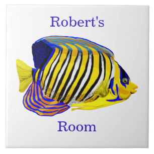 Royal Angelfish Kids Room Ceramic Tile