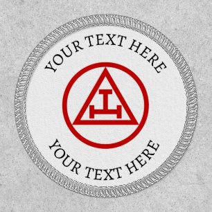 Royal Arch Freemason Masonry Masonic Compass Patch