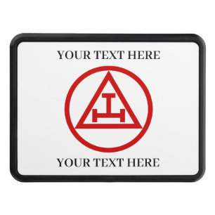Royal Arch Freemason Square and Compass Masonic Hitch Cover