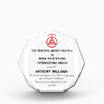 Royal Arch Freemasonry Freemason Masonic Acrylic Award<br><div class="desc">Royal Arch,  Freemasonry,  Masonic,  freemason acrylic award.</div>