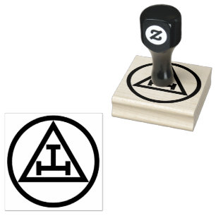 Royal Arch Freemasonry Square Compass Masonic Rubber Stamp