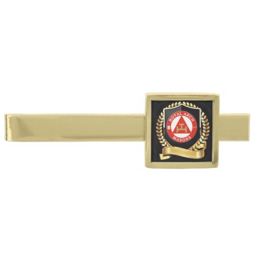 Royal Arch Mason Gold Finish Tie Bar