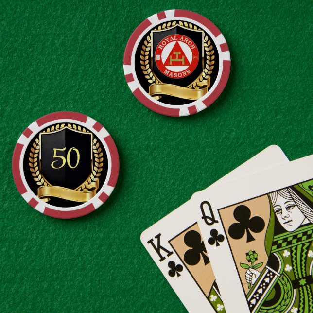 Royal Arch Poker Chips (Poker Table (Double))
