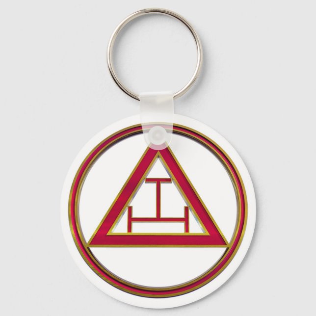 Royal Arch Triple Tau Keychain (Front)
