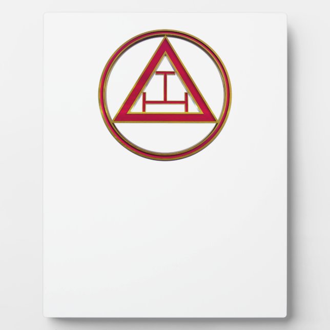 Royal Arch Triple Tau Plaque (Front)