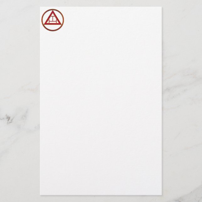 Royal Arch Triple Tau Stationery (Front)