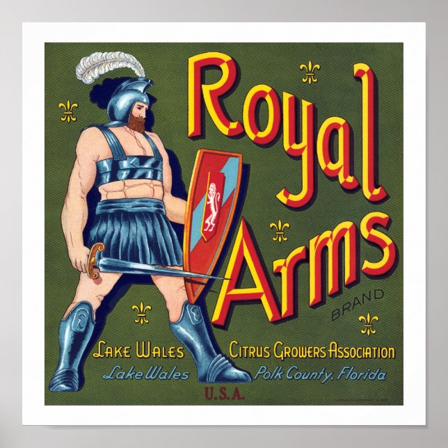 Royal Arms Poster (Front)
