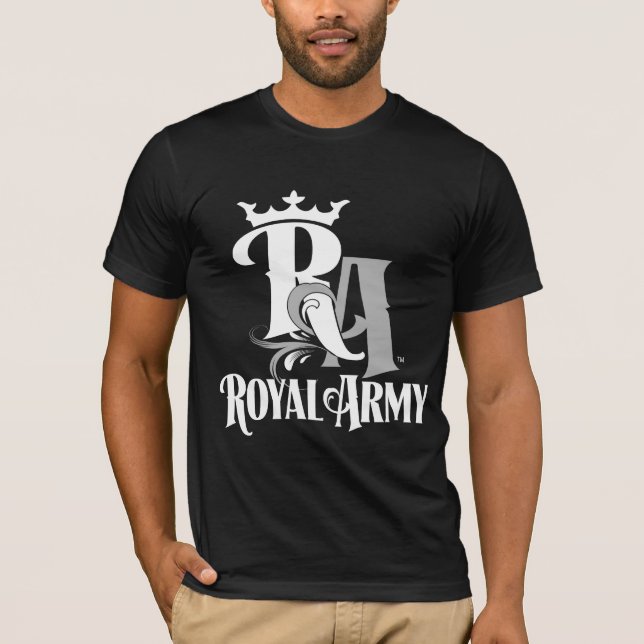 Royal Army Emblem Dark Mens T-Shirt (Front)
