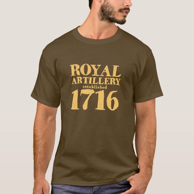 Royal Artillery 1716 T-shirt (Front)