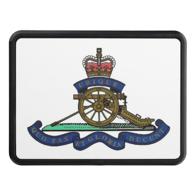 Royal Artillery badge - United Kingdom Hitch Cover (Front)