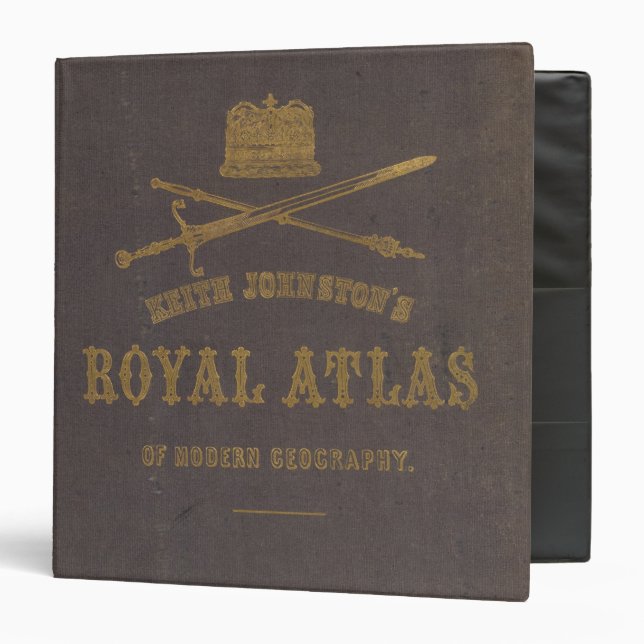 Royal atlas of modern geography 3 ring binder (Front/Inside)