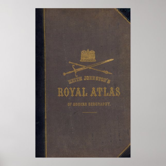 Royal atlas of modern geography poster (Front)