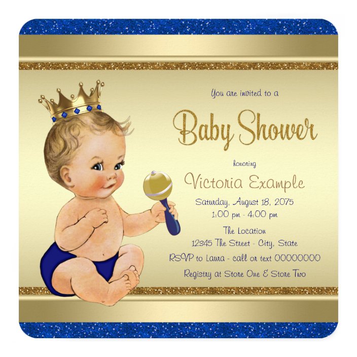 royal baby boy shower invitations