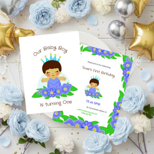 Royal baby boy invitation (Creator Uploaded)