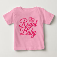 Royal Baby in Pink with Crown