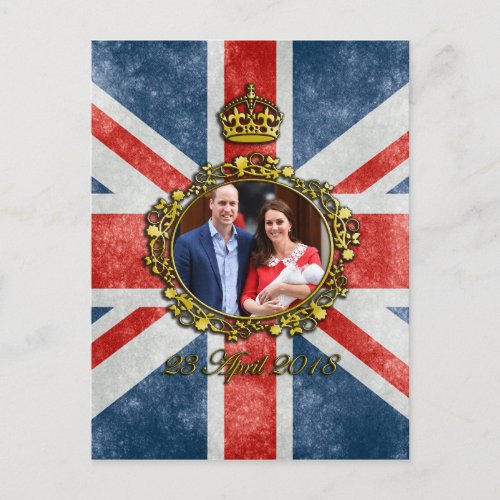 Royal baby postcard