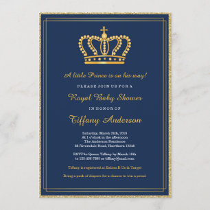 Royal Baby Shower Invitation