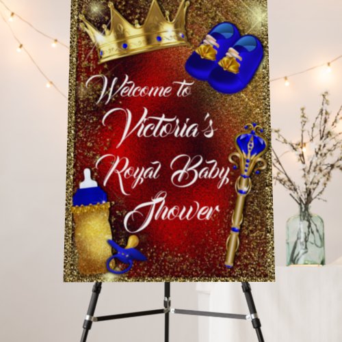 Royal Baby Shower Prince Baby Shower Welcome Signs
