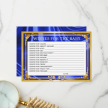 Royal Baby Shower Wishes for the Baby Card