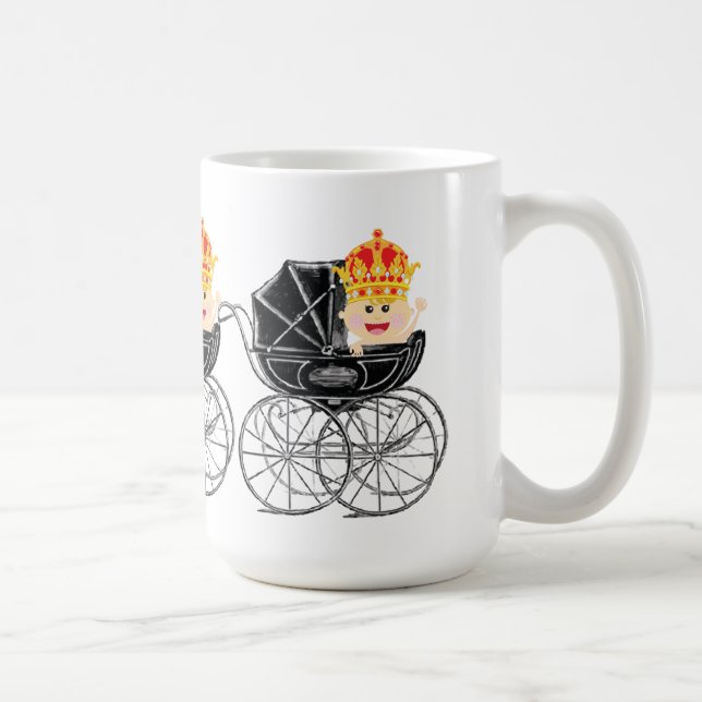 Royal Baby with Crown Coffee tea Mug (Right)
