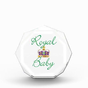 Royal Baby with Purple and Gold Crown Award