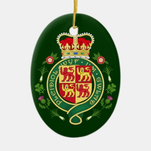 Royal Badge of Wales Ceramic Ornament