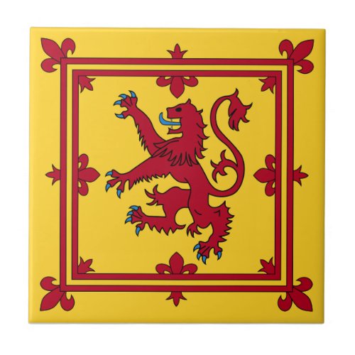 Royal Banner _ Scotland Ceramic Tile