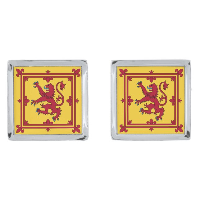 Royal Banner - Scotland Cufflinks (Front)
