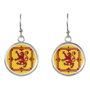 Royal Banner - Scotland Earrings