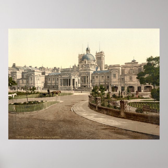 Royal Baths, Harrogate, Yorkshire, England Poster (Front)