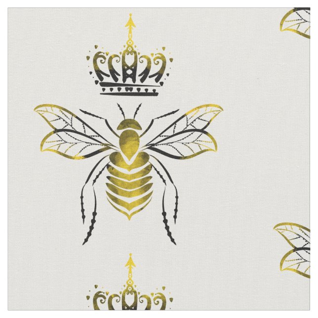 Royal Bee Fabric (Close Up)