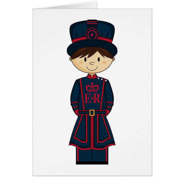 Royal Beefeater Guardsman Card