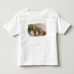 Royal Bengal Tiger and young - Touching ahead, Toddler T-shirt