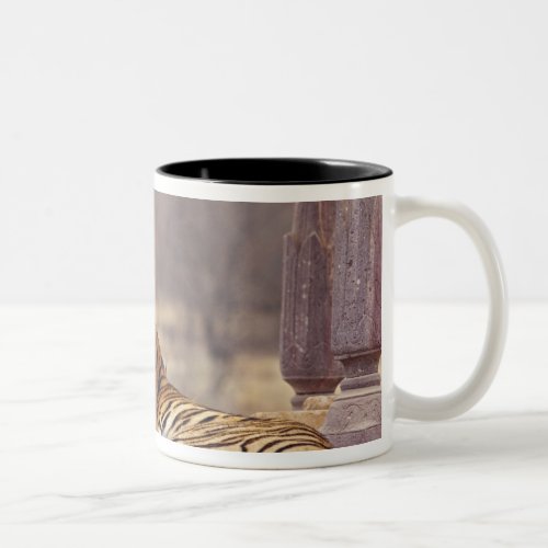 Royal Bengal Tiger at the ceaph Two_Tone Coffee Mug