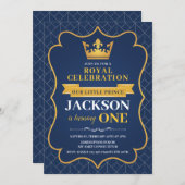 Royal Birthday Party Invitation (Front/Back)