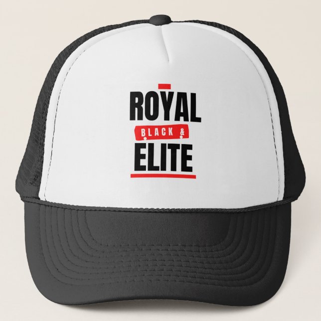 Royal, Black, and Elite Cap (Front)